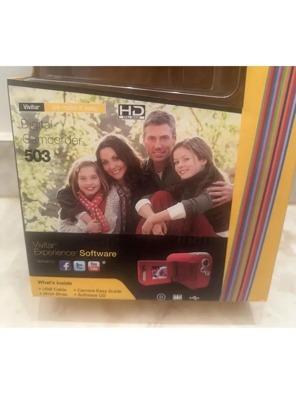 Vivitar Digital Video Recorder HD DVR 506 Camcorder Camera 4x Digital Zoom NEW